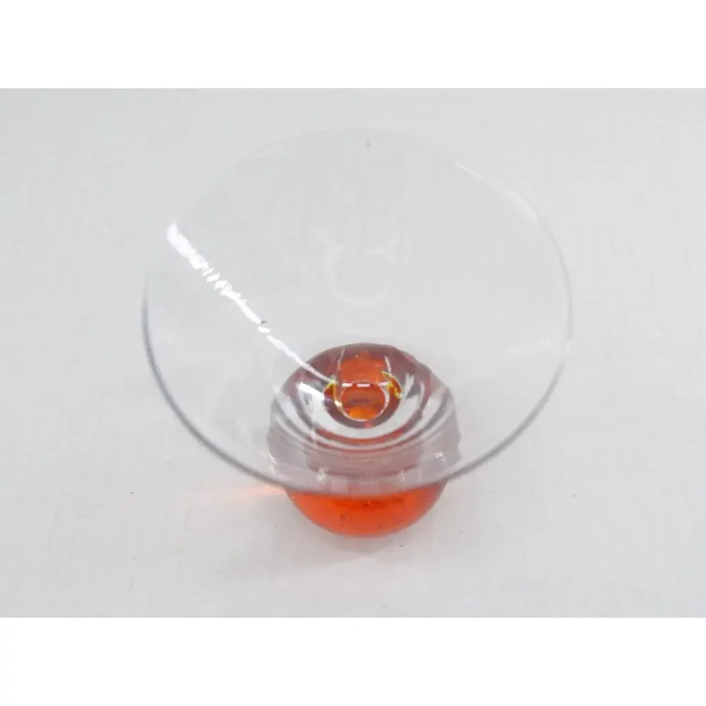 Vintage E Cointreau Martini Cocktail Glass Orange Bubble Ball